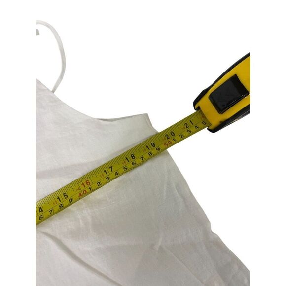 Zara Home Womens Nightgown Linen Pajamas Dress L Large White Midi NWT - Picture 6 of 8